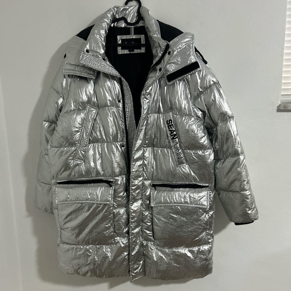 Sean John Metallic Silver Jacket